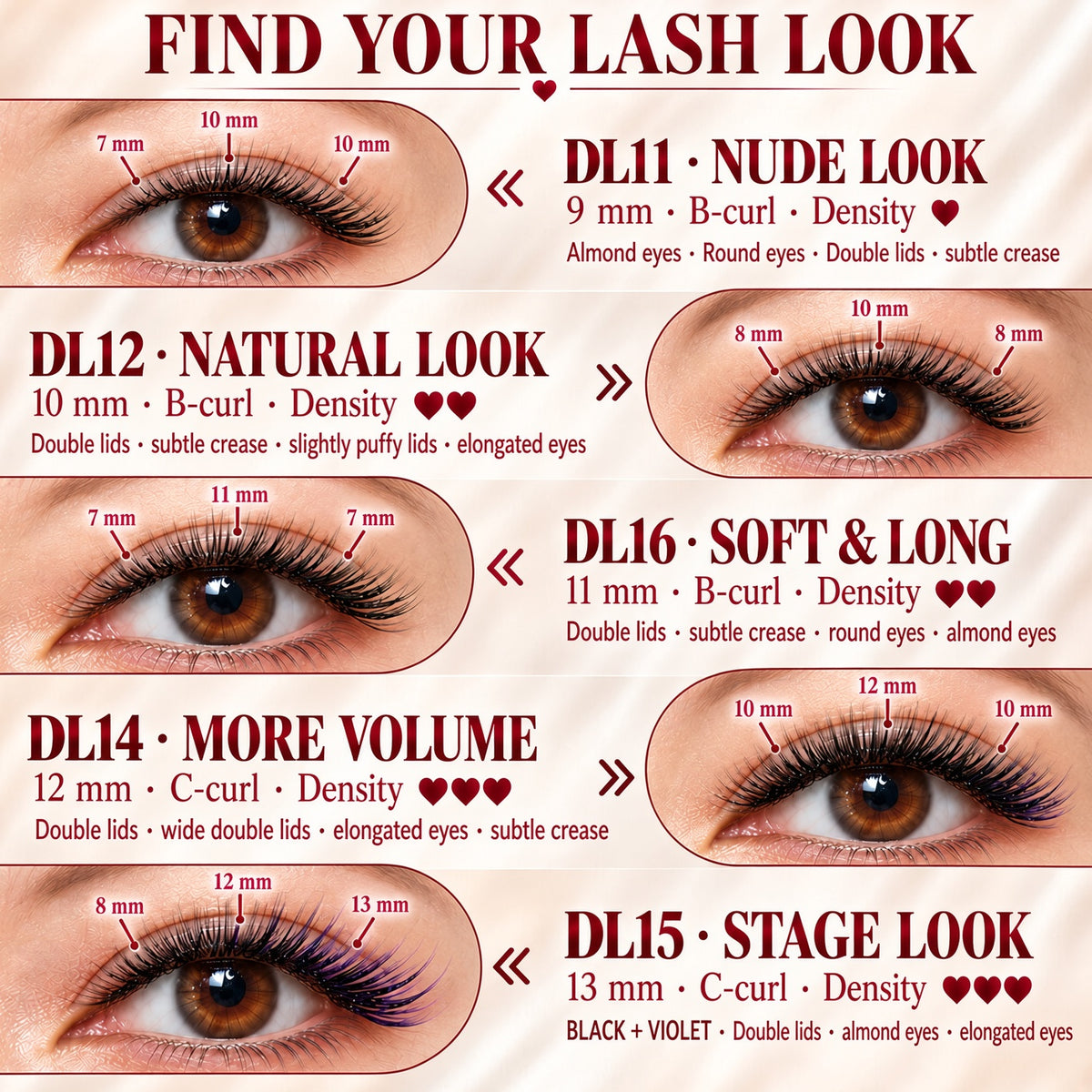 🌺 Self-Stick False Eyelashes – No Glue, 3-Second Application, Natural & Reusable
