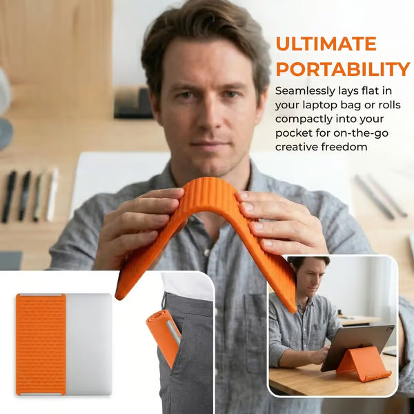 Polarvix®  40% OFF NOW!📱Flexible silicon Phone holder stand, Bendable Rollable Foldable Design