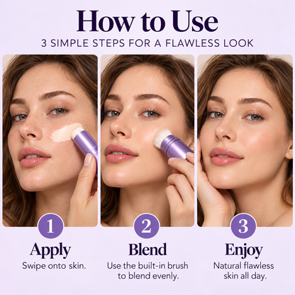🥳💞50K+ SOLD!⏳ Last day to save 63%🔥🔥🔥Color Changing Foundation Stick✨✨✨