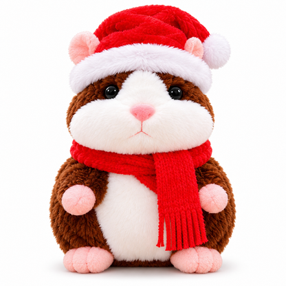 🎁🎄 Talking Hamster Plush – Interactive Learning Toy & Fun Christmas Gift for Kids