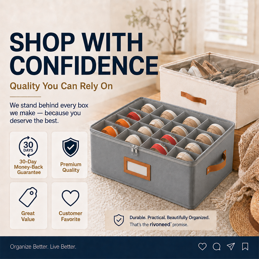 👟 Fabric Shoe Organizer Storage Box – Foldable, Large Capacity, Dustproof & Breathable for Closet & Bedroom Polarvix®🧺✨