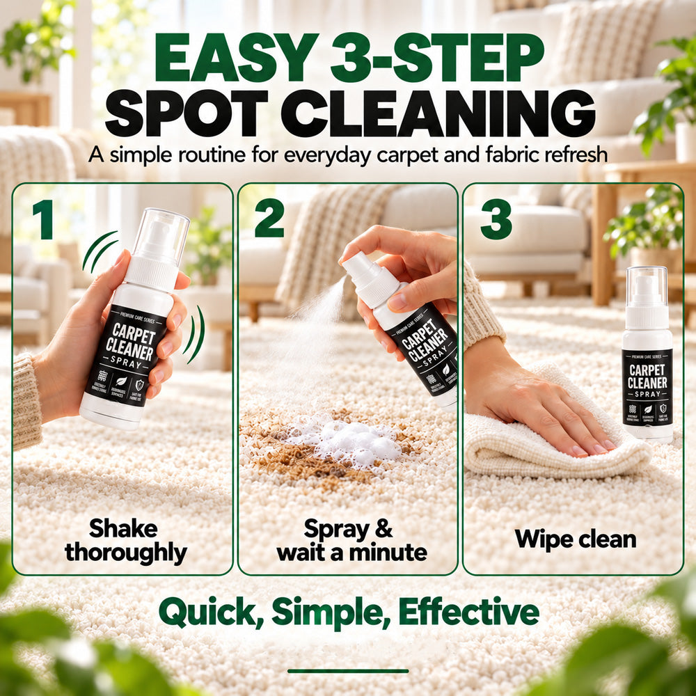 🏆 Buy 1 Get 1 Free🎁 Deep Clean Carpet Spray – Industrial-Strength Formula | Perfect for Auto Interiors, Sofas & Rugs, Effortless Stain Removal ✨