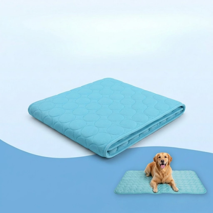 Polarvix®  Beat the Heat! ❄️ Cooling Mat for Pets 🐶🐾 | Self Cooling • Breathable • Perfect for Summer