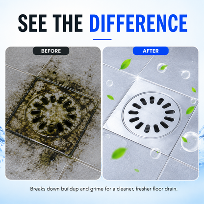 🥳Buy 1 Get 1 Free!!💞Powerful Pipe Cleaning Effervescent Tablets – Fast Dissolve Hair & Grease Clogs, Deodorizing & Antibacterial---Polarvix®