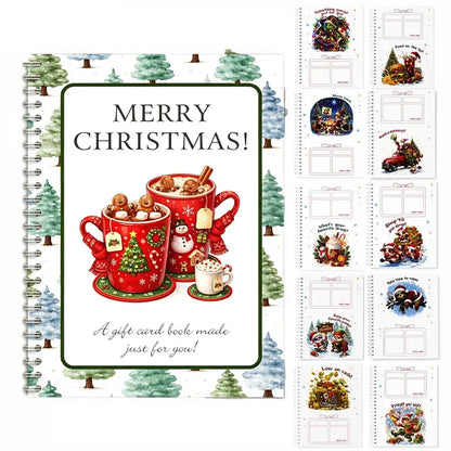 🎁🎁 40% OFF – Perfect for Christmas! 🎅 Christmas Gift Card Album – DIY Spiral Album for Personalized Gifts 👍– Polarvix®