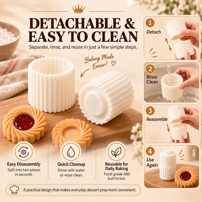 🥮🥮Creative Double-Ended Pastry Mold – 2-in-1 Design for Easy & Beautiful Baking---Polarvix®
