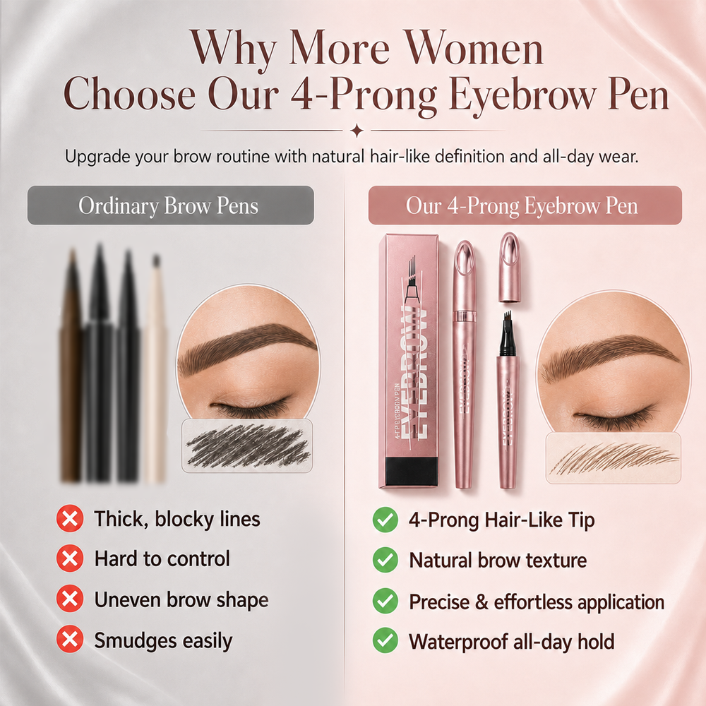 🌿Waterproof Micro-Fork Brow Pencil – 🌿Natural Hair-Like Brows--Polarvix®