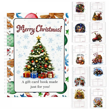 🎁🎁 40% OFF – Perfect for Christmas! 🎅 Christmas Gift Card Album – DIY Spiral Album for Personalized Gifts 👍– Polarvix®