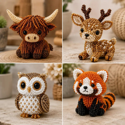 Polarvix® 🔥Hot Sale - 40% OFF🔥✨Petite 3D Beaded Animal Craft Kit