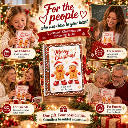 🎁🎁 40% OFF – Perfect for Christmas! 🎅 Christmas Gift Card Album – DIY Spiral Album for Personalized Gifts 👍– Polarvix®
