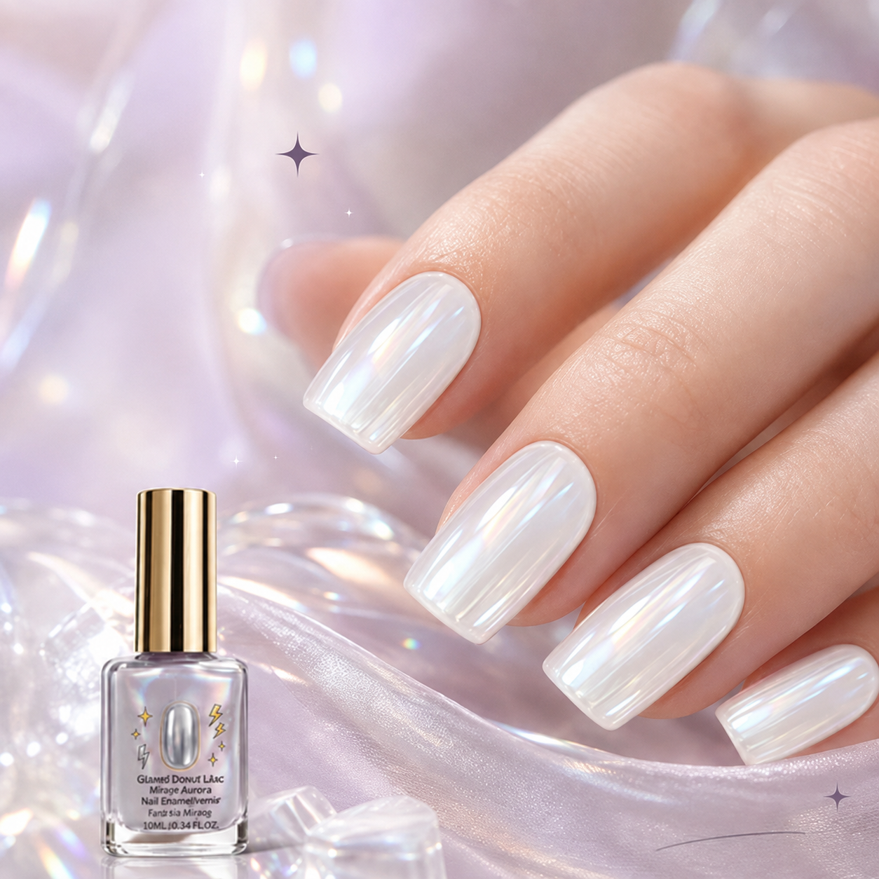upsell ⏰ 45% OFF !! 💅 Lilac Glossy Nail Strengthener – Strengthen Weak Nails & Restore Natural Shine Polarvix®