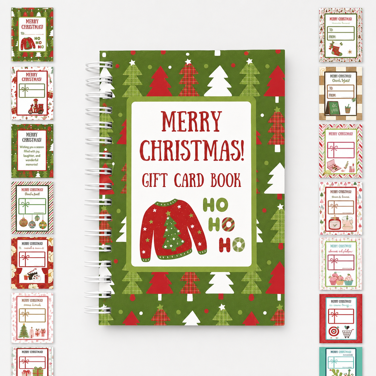 🎁 40% OFF – Perfect for Christmas! 🎅 🎄 Christmas Gift Card Album – DIY Spiral Album for Personalized Gifts 👍– Polarvix®