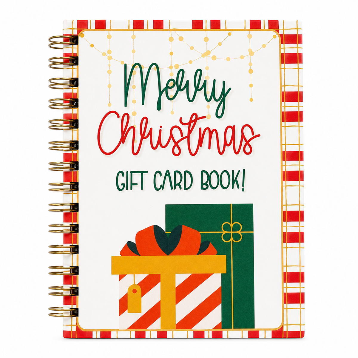 🎁 40% OFF – Perfect for Christmas! 🎅 🎄 Christmas Gift Card Album – DIY Spiral Album for Personalized Gifts 👍– Polarvix®
