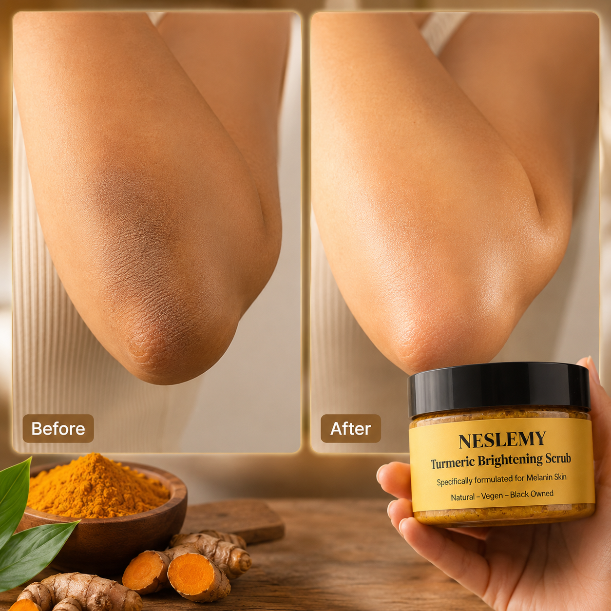 Polarvix®   🥳🔥BUY 2 GET 1 FREE🔥Turmeric Exfoliating Body Scrub