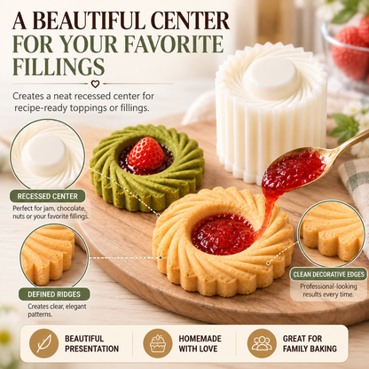 🍪🍪 Easy-Press Pastry & Cookie Mold – Beautiful Homemade Treats Made Simple---Polarvix®
