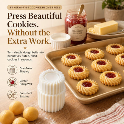 🍪🍪 Easy-Press Pastry & Cookie Mold – Beautiful Homemade Treats Made Simple---Polarvix®