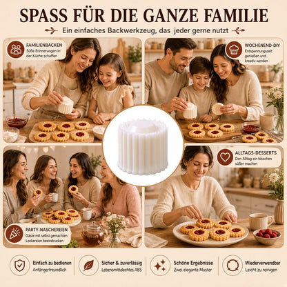 🥮🥮1 kaufen, 1 gratis! Kreative 2-in-1-Teigform – Zwei Designs für einfaches & schönes Backen