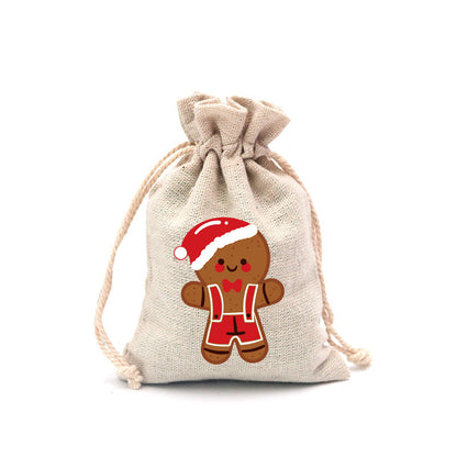🎄⛄ Christmas Jute Gift Bags with Drawstrings — Neatly Pack Loose Candies and Gifts in Seconds 🎁🎄– Polarvix®