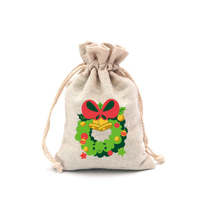 🎄⛄ Christmas Jute Gift Bags with Drawstrings — Neatly Pack Loose Candies and Gifts in Seconds 🎁🎄– Polarvix®