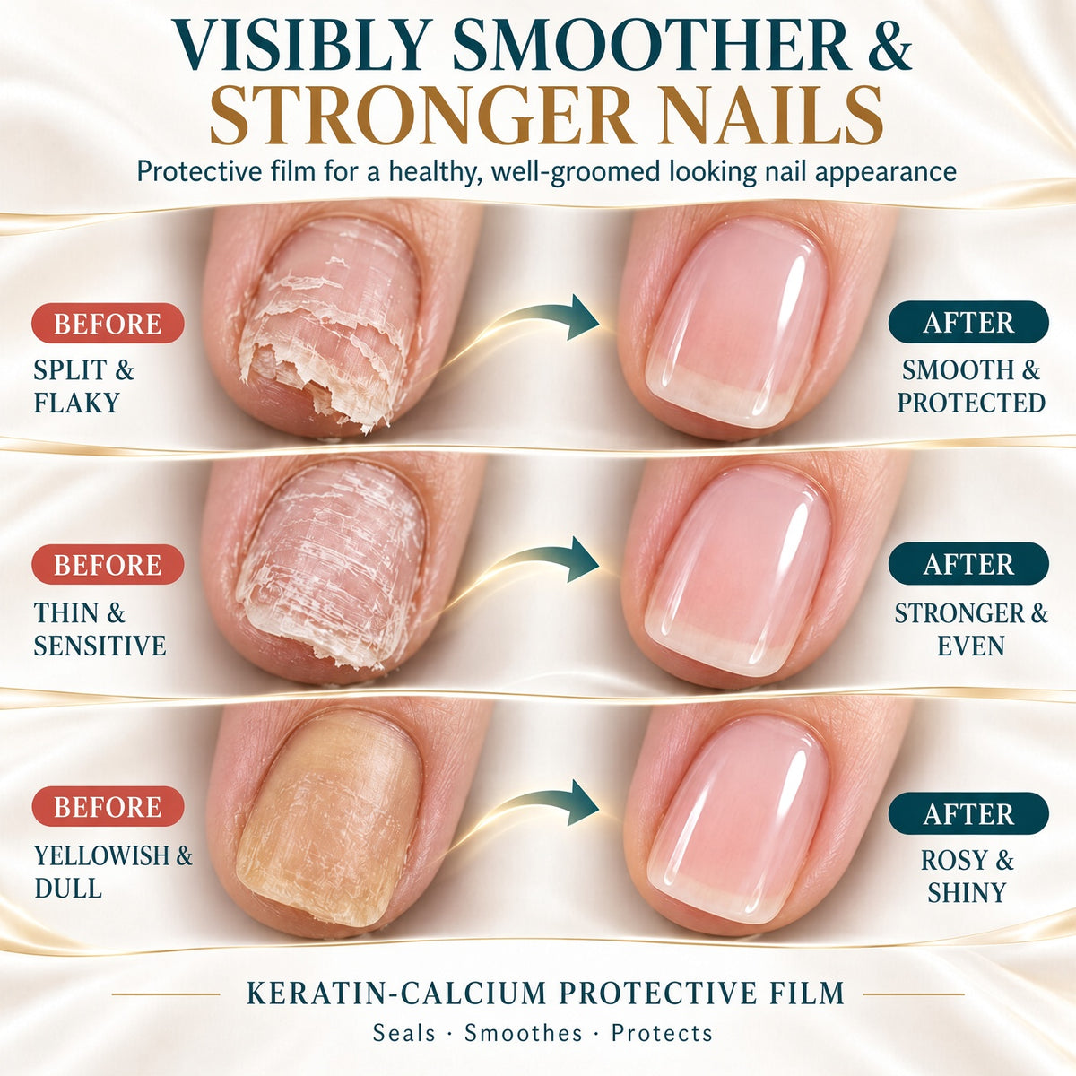💜💅Lilac Glossy Mirror Nail Strengthener | Lightweight Serum Locks Nail Moisture, Reinforce Nail Plate & Lower Damage Chance---Polarvix®