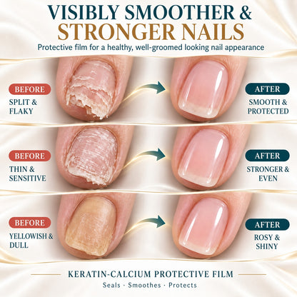 💜💅Lilac Glossy Mirror Nail Strengthener | Lightweight Serum Locks Nail Moisture, Reinforce Nail Plate & Lower Damage Chance---Polarvix®