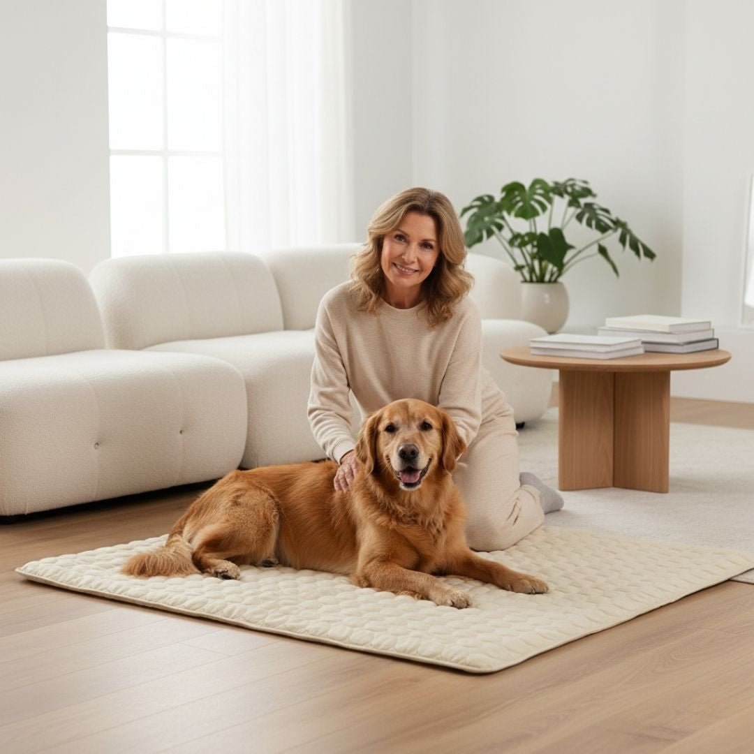 Polarvix®  Beat the Heat! ❄️ Cooling Mat for Pets 🐶🐾 | Self Cooling • Breathable • Perfect for Summer