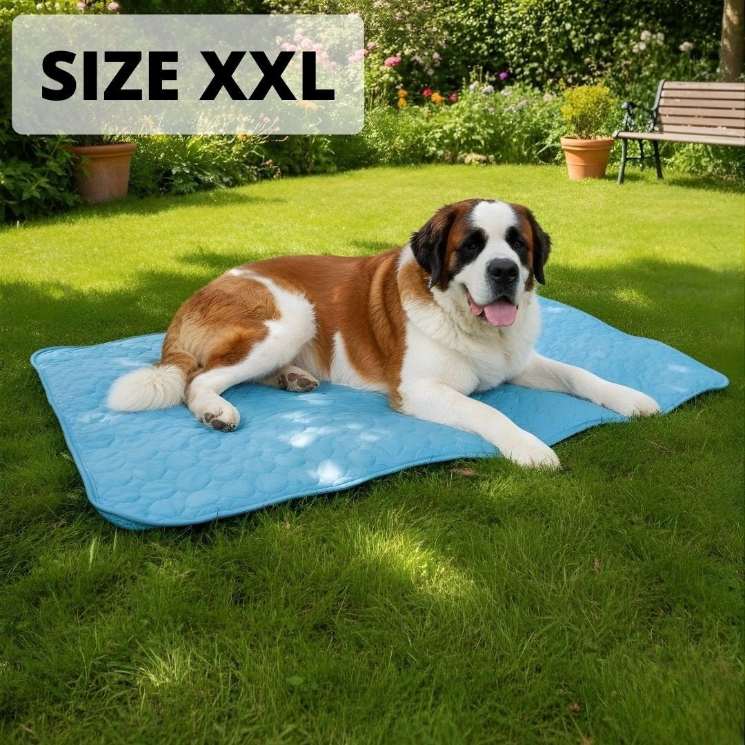 Polarvix®  Beat the Heat! ❄️ Cooling Mat for Pets 🐶🐾 | Self Cooling • Breathable • Perfect for Summer