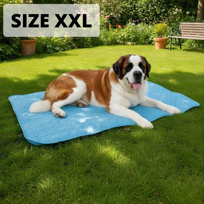Polarvix®  Beat the Heat! ❄️ Cooling Mat for Pets 🐶🐾 | Self Cooling • Breathable • Perfect for Summer
