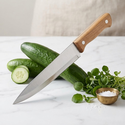 Verotixacosh Peeling Knife, Fruit & Vegetable Carving Knife, Meat Slicing Knife, Ultra Sharp Stainless Steel Blade, Kitchen Knife with Ergonomic Wooden Handle