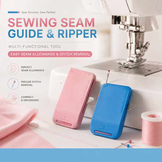 Polarvix® 🧵 Sewing Seam Guide & Ripper – Multi-functional Tool, Easy Seam Allowance & Stitch Removal ✂️🪡