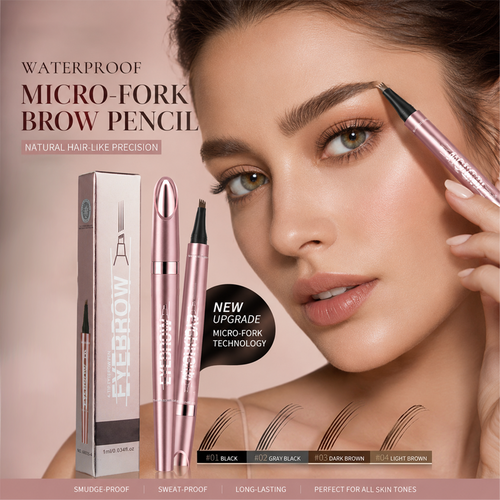 Polarvix®  🌿Waterproof Micro-Fork Brow Pencil – 🌿Natural Hair-Like Brows