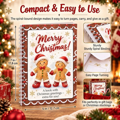 🎁 40% OFF – Perfect for Christmas! 🎅 🎄 Christmas Gift Card Album – DIY Spiral Album for Personalized Gifts 👍– Polarvix®