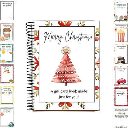 🎁 40% OFF – Perfect for Christmas! 🎅 🎄 Christmas Gift Card Album – DIY Spiral Album for Personalized Gifts 👍– Polarvix®