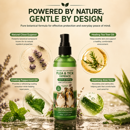 ⏳Limited-Time Offer: Buy 1 Get 1 FREE!✨️🌿Natural Flea & Tick Foam for Dogs and Cats🐾 Keep Your Beloved Pet Free from Pests---Polarvix®