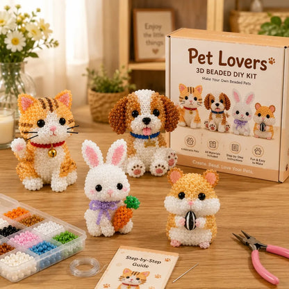 Polarvix® 🔥Hot Sale - 40% OFF🔥✨Petite 3D Beaded Animal Craft Kit