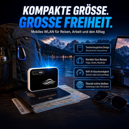 👉👉 50% Rabatt 📶 Überall verbunden bleiben – WLAN im Taschenformat für Reisen, Arbeit & Alltag.