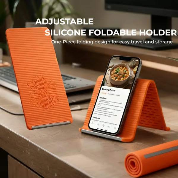 Polarvix®  40% OFF NOW!📱Flexible silicon Phone holder stand, Bendable Rollable Foldable Design