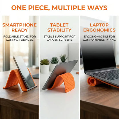 Polarvix®  40% OFF NOW!📱Flexible silicon Phone holder stand, Bendable Rollable Foldable Design
