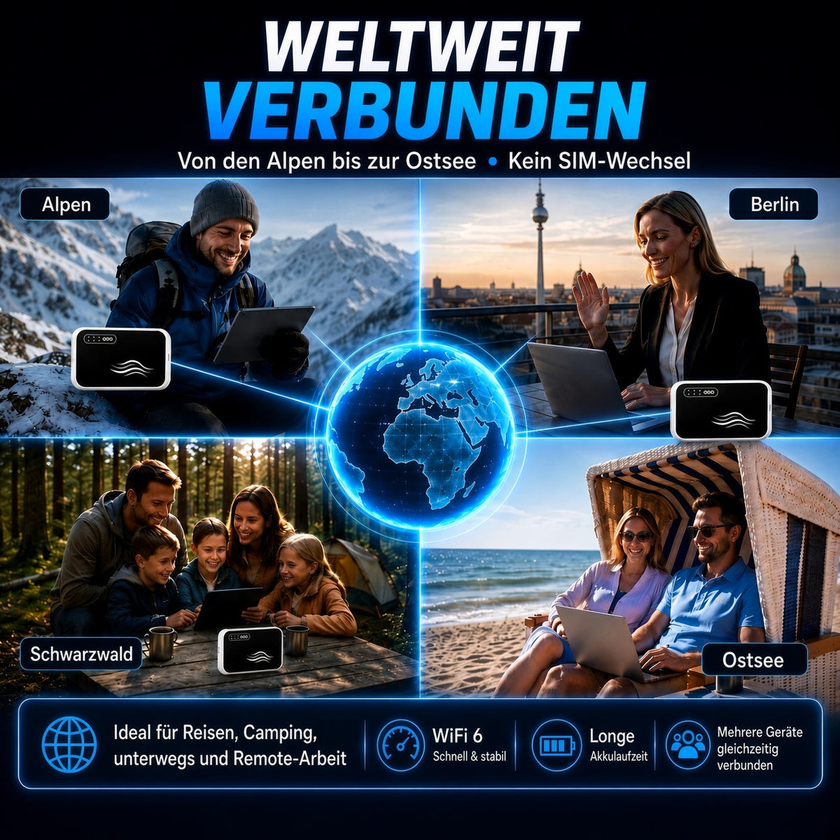 👉👉 50% Rabatt 📶 Überall verbunden bleiben – WLAN im Taschenformat für Reisen, Arbeit & Alltag.