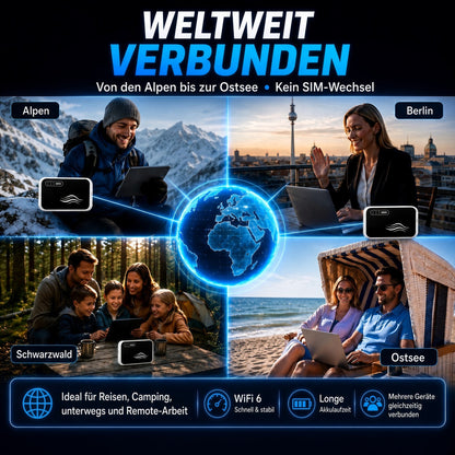 👉👉 50% Rabatt 📶 Überall verbunden bleiben – WLAN im Taschenformat für Reisen, Arbeit & Alltag.