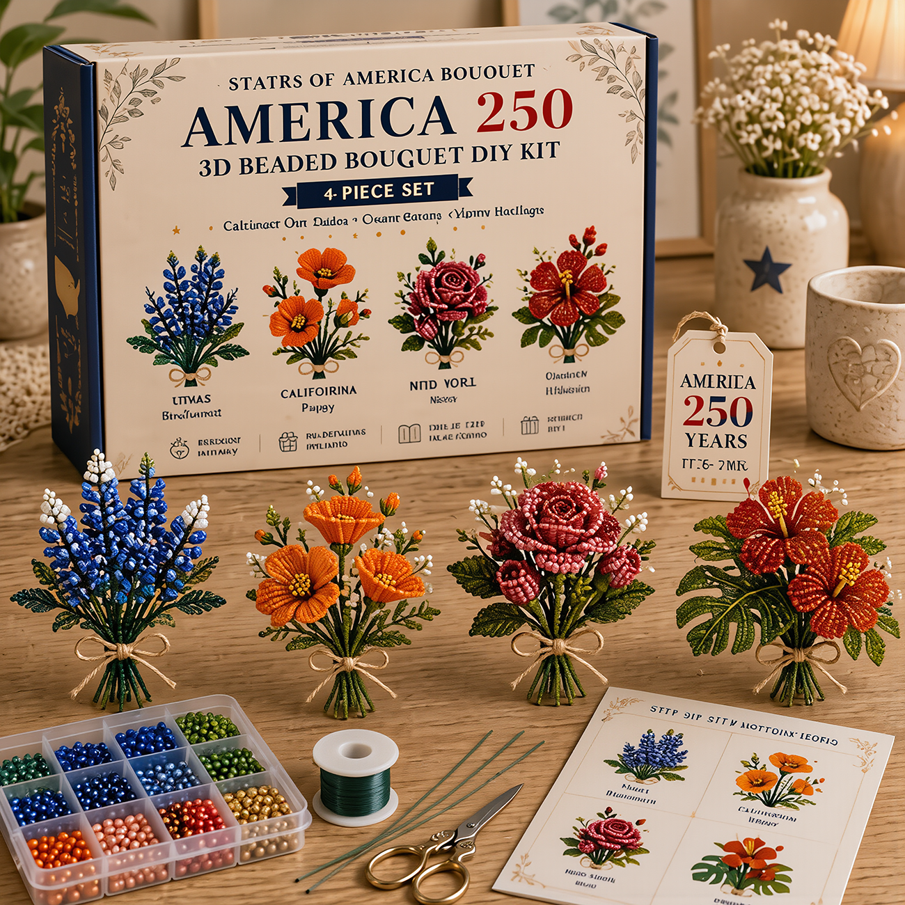 Polarvix® 🔥Hot Sale - 40% OFF🔥✨Petite 3D Beaded Animal Craft Kit