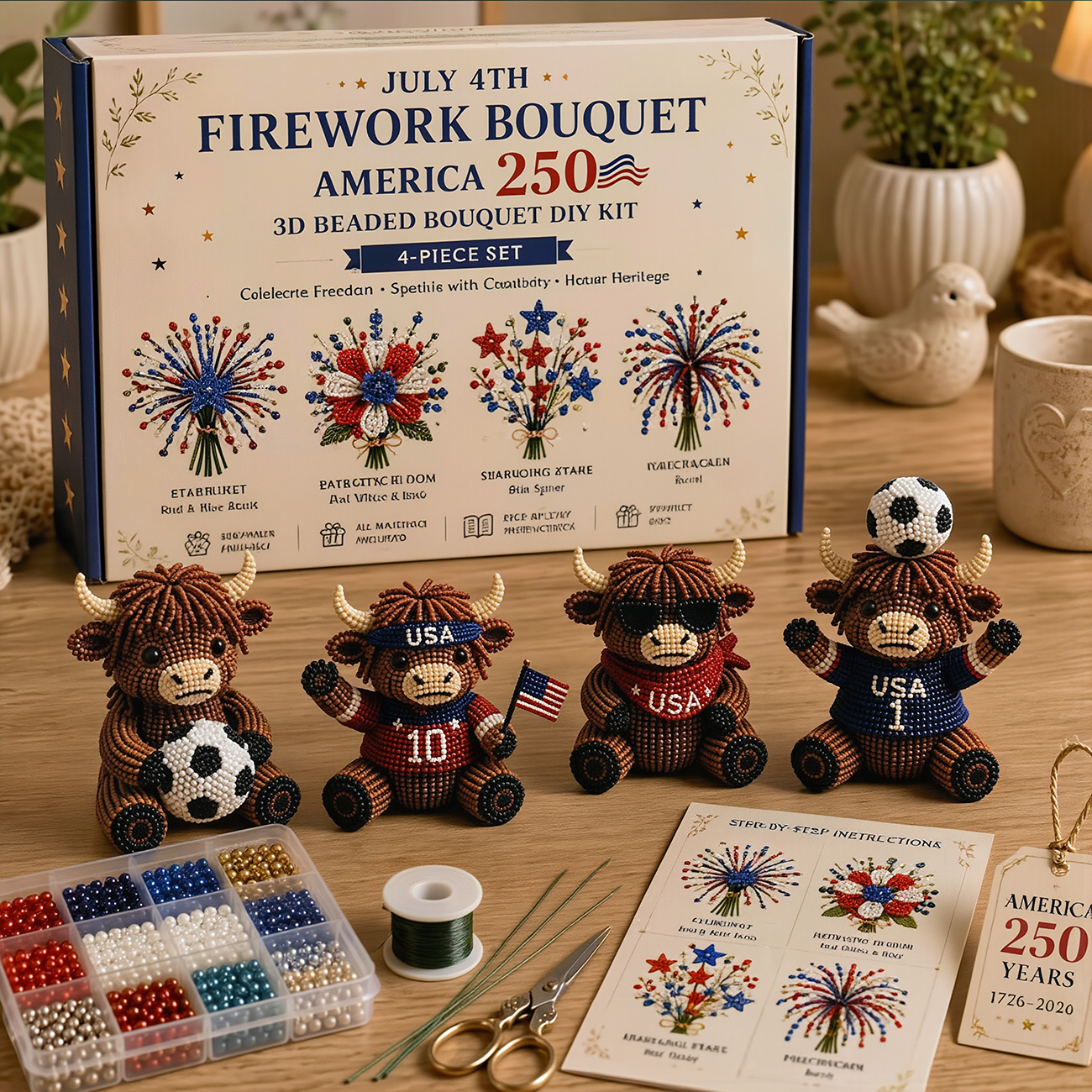 Polarvix® 🔥Hot Sale - 40% OFF🔥✨Petite 3D Beaded Animal Craft Kit