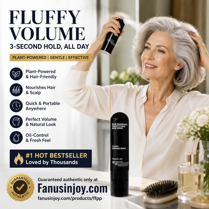 🎉Buy 3 get 2 free💇🏻‍♀️Shape in 3 Seconds! Easily Create Fluffy & Elegant Hairstyles! 👩 Peach-scented volumizing & setting spray