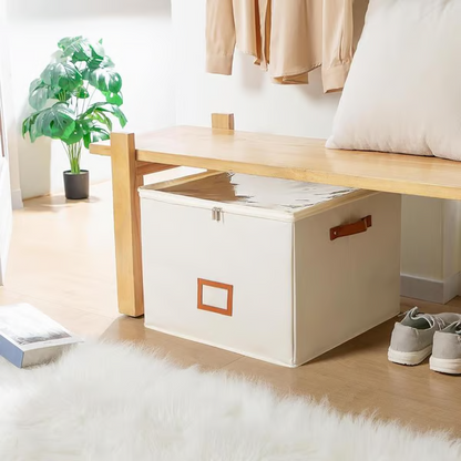 👟 Fabric Shoe Organizer Storage Box – Foldable, Large Capacity, Dustproof & Breathable for Closet & Bedroom Polarvix®🧺✨
