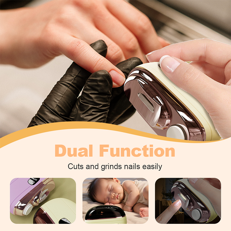 ✂️ LIMITED-TIME 40% OFF! 💅 2-in-1 Smart Electric Nail Clipper & Polisher 🌟Polarvix®