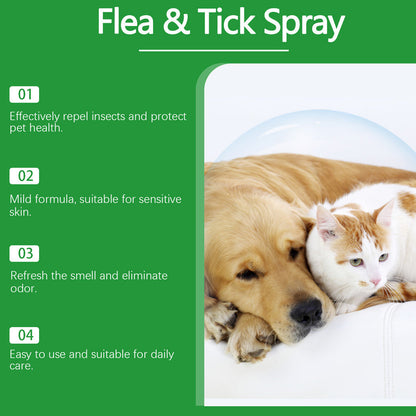 ⏳Limited-Time Offer: Buy 1 Get 1 FREE!✨️🌿Natural Flea & Tick Foam for Dogs and Cats🐾 Keep Your Beloved Pet Free from Pests---Polarvix®