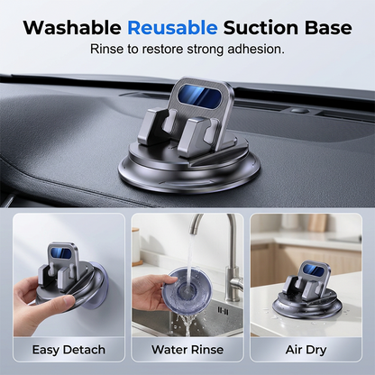 Polarvix® 🚗 40% OFF NOW!📱 Rotating Dashboard Car Phone Holder – 360° Adjustable & Anti-Slip – Hands-Free Phone Mount 🛡️