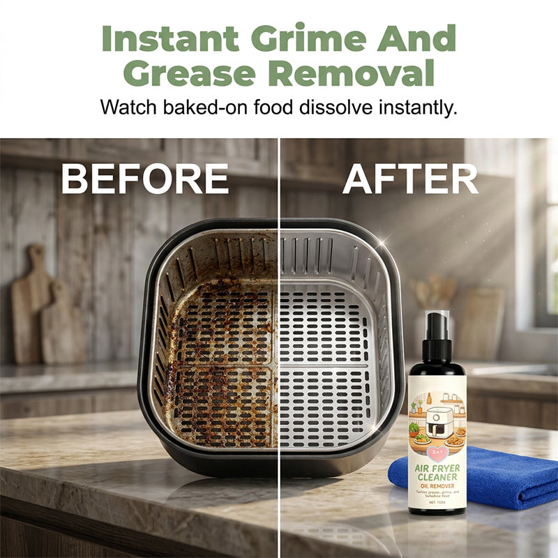 Polarvix®🔥 Sale 40% OFF!✨2-in-1 Air Fryer Cleaner and Degreaser Spray