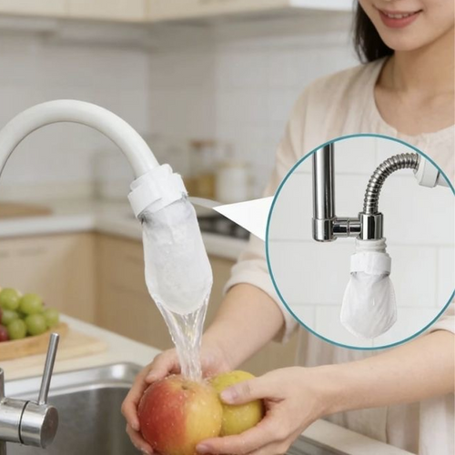 Polarvix® Anti-Splash Kitchen Faucet Filter for Sediment & Rust Removal