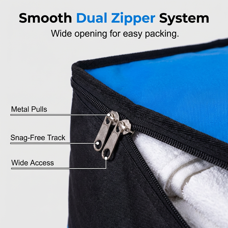 Polarvix® 📦 40% OFF NOW! 🧳 Collapsible Storage and Moving Bag – Heavy-duty handles & zippered closure – Folds flat, perfect for moving, travel or closet organization – reusable & easy to clean 🏠